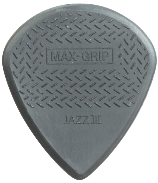 Dunlop Pick Jazz III Max Grip Red Packung mit 24 Stück 