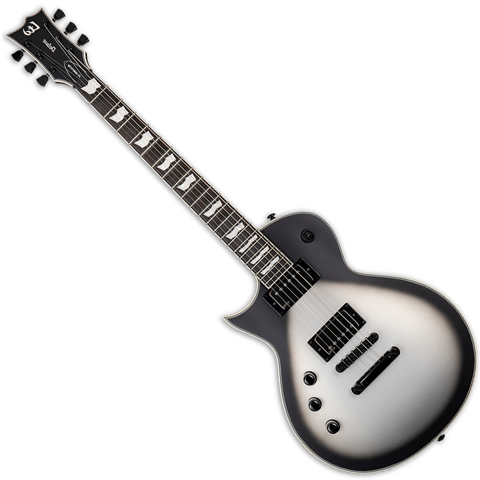Silver Sunburst Satin ESP LTD EC-1001T CTM Electric Guitar 