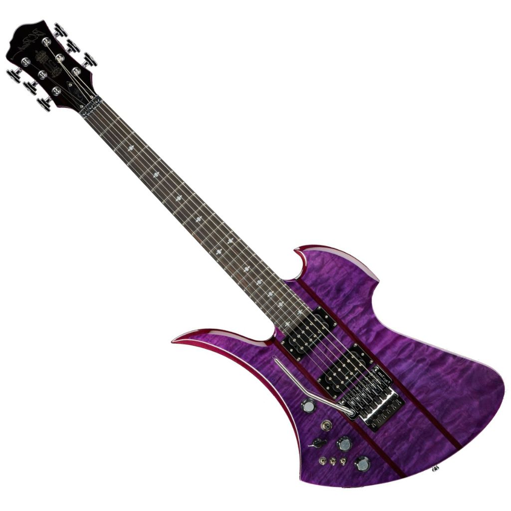 時間指定不可 B.C.リッチ B.C.Rich モッキンバード パープル系